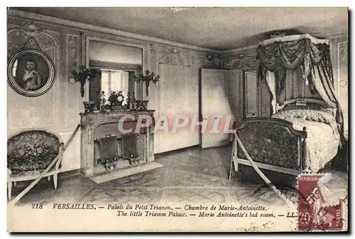 Cartes postales Versailles Palais Du Petit trianon Chambre De Marie Antoinette