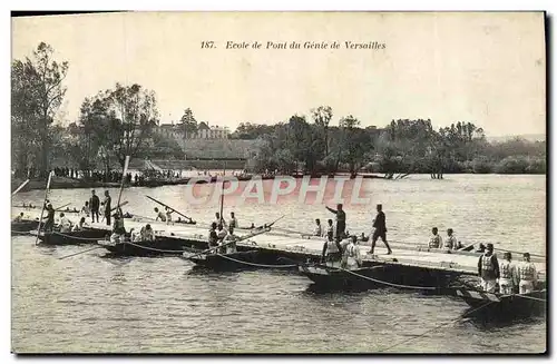 Ansichtskarte AK Ecole De Pont Du Genie de Versailles Militaria