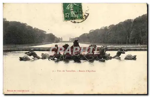 Cartes postales Parc De Versailles Bassin d&#39Apollon