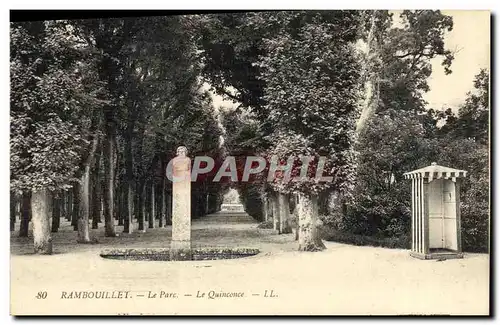 Ansichtskarte AK Rambouillet Le Parc Le Quinconce