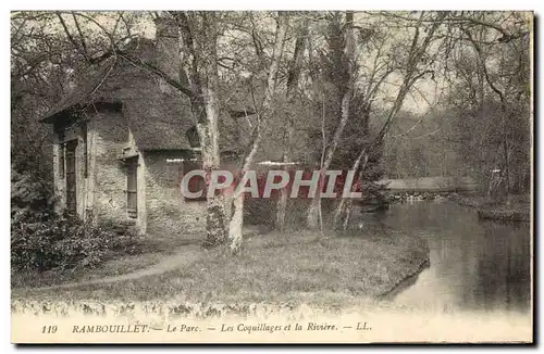 Cartes postales Rambouillet Le Parc Les Coquillages et la riviere