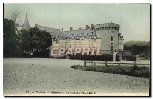 Cartes postales Entree Du Chateau de Rambouillet