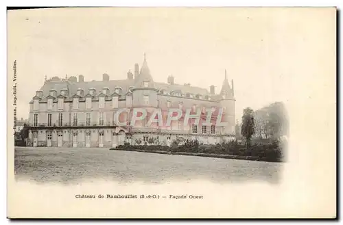 Ansichtskarte AK Chateau de Rambouillet facade ouest