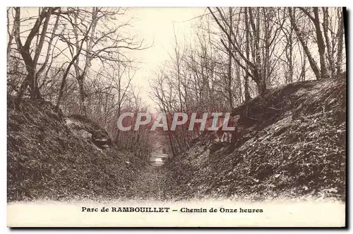 Cartes postales Parc de Rambouillet chemin de onze heures