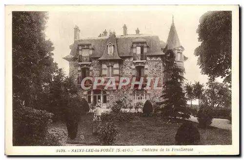 Ansichtskarte AK Saint Leu La Foret chateau de la Feuilleraie