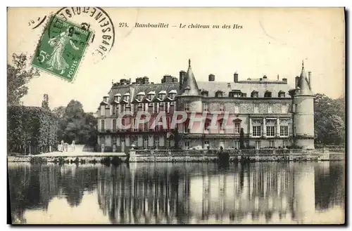 Cartes postales Rambouillet Le Chateau Vu des Iles