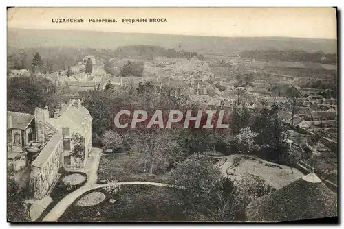 Cartes postales Luzarches Panorama Propriete Broca