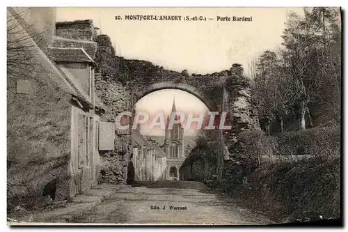 Cartes postales Montfort L&#39Amaury Porte Bardoul