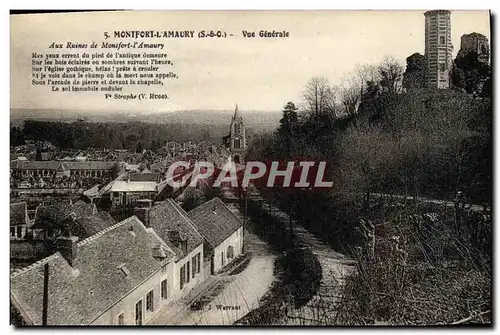 Cartes postales Montfort L&#39Amaury Vue generale