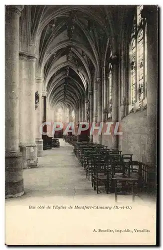 Cartes postales Bas Cote de l&#39eglise de Montfort L&#39Amaury