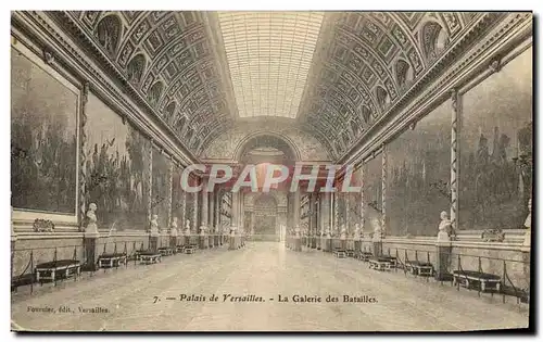 Cartes postales Versailles La Galerie des Batailles