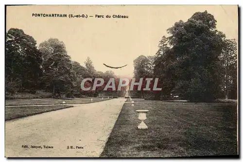 Cartes postales Pontchartrain Parc du Chateau