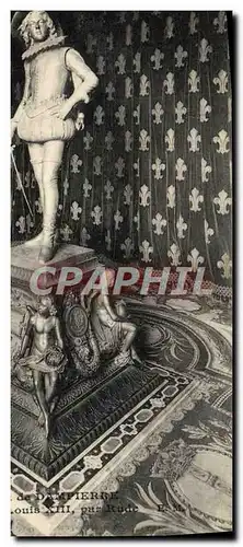 Ansichtskarte AK Chateau de Dampierre La statue d&#39argent de Louis XIII par Rude