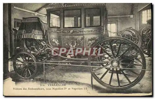 Ansichtskarte AK Versailles Musee des Voitures Voiture des ambassadeurs sous Napoleon 1er et Napoleon III