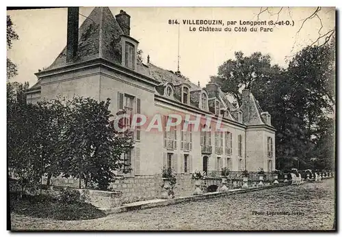 Ansichtskarte AK Villebouzin par Longpont Le chateau du cote du parc