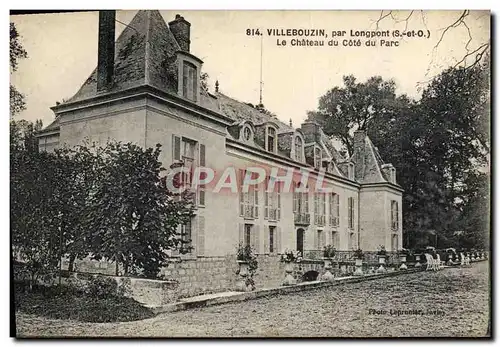 Cartes postales Villebouzin par Longpont Le chateau du cote du parc