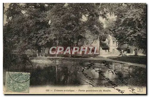 Cartes postales Versailles Trianon Partie posterieure du moulin