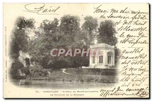 Cartes postales Versailles Hameau De Marie Antoinette Le pavillon de la musique