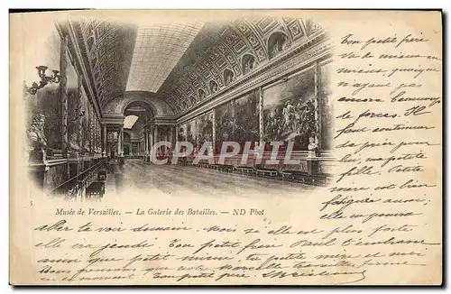 Cartes postales Versailles La Galerie des Batailles