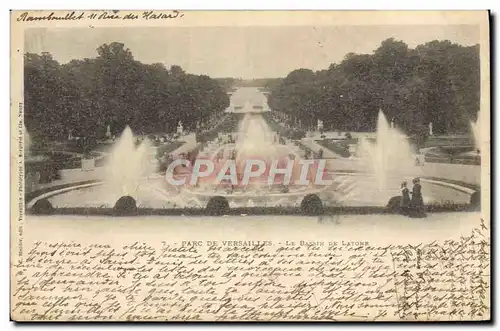 Ansichtskarte AK Versailles Le parc Le bassin de Latone