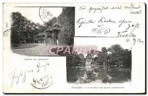 Cartes postales Versailles Le Hameau De Marie Antoinette Maison du seigneur