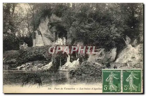 Cartes postales Versailles Parc Les Bains D&#39Apollon