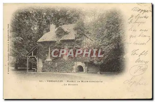 Cartes postales Versailles Hameau De Marie Antoinette Le boudoir