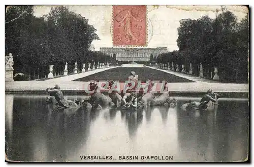 Cartes postales Versailles Bassin D&#39Apollon