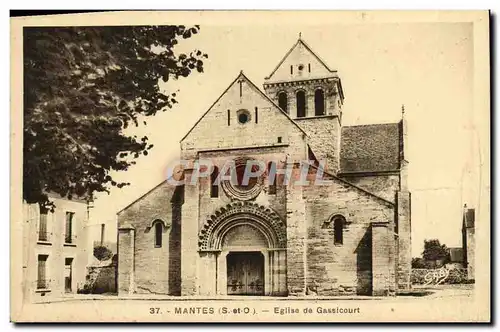 Ansichtskarte AK Mantes Eglise De Gassicourt
