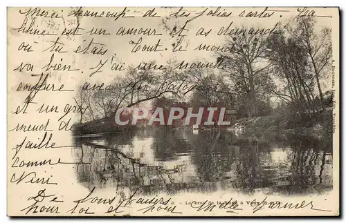 Cartes postales Le bras de Seine a Vaux