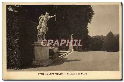 Ansichtskarte AK Versailles Fontaine De Diane