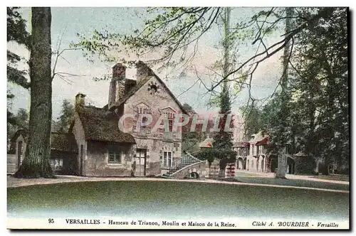 Ansichtskarte AK Palais De Versailles Hameau de Trianon Moulin et Maison de la Reine