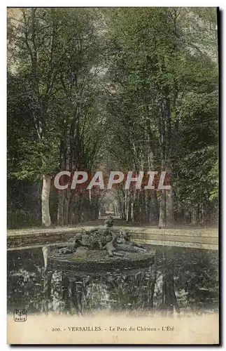 Cartes postales Versailles Le Parc du Chateau L&#39Ete