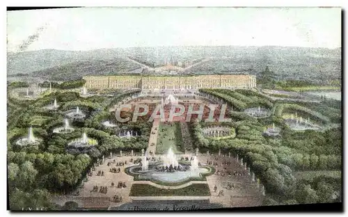 Cartes postales Versailles Panorama