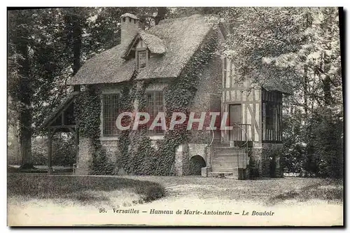 Ansichtskarte AK Versailles Hameau de Marie Antoinette Le boudoir