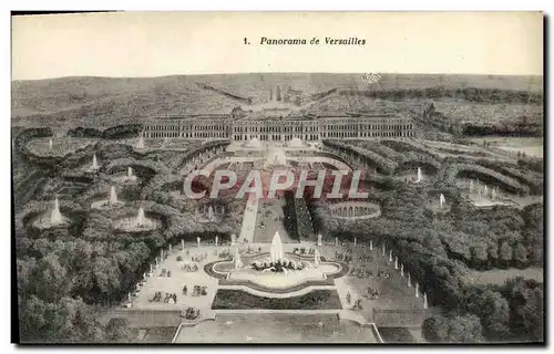 Cartes postales Versailles Panorama