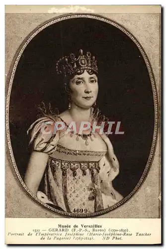 Cartes postales Versailles Gerard Imperatrice Josephine