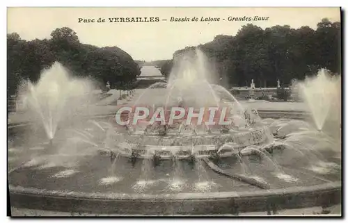 Ansichtskarte AK Versailles Bassin de Latone Grandes eaux