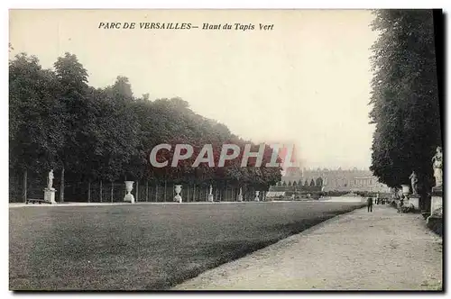 Cartes postales Versailles Haut du Tapis Vert