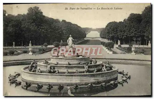 Cartes postales Versailles Le Bassin de Latone