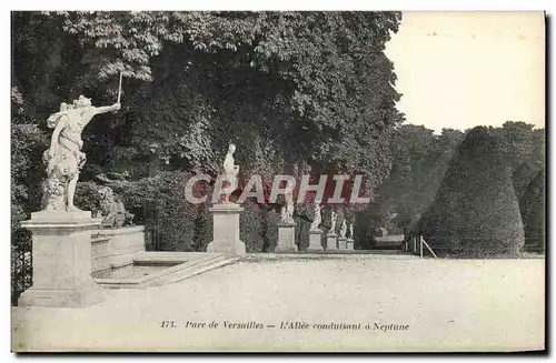 Ansichtskarte AK Versailles L&#39Allee conduisant a Neptune