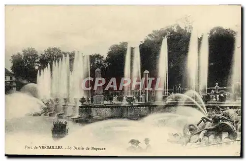 Cartes postales Versailles Le Bassin de Neptune