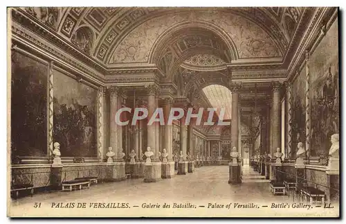 Cartes postales Versailles Galerie des Batailles