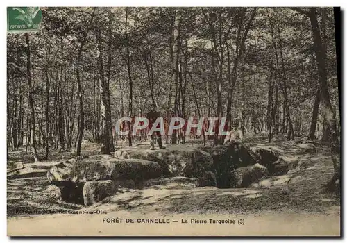 Cartes postales Foret De Carnelle La Pierre Turquoise