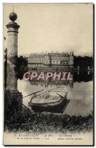 Cartes postales Rambouillet Le Parc Le Chateau