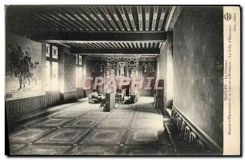Cartes postales Ecouen Le chateau Maison d'education de la Legion d'honneur La salle d'honneur