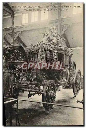 Ansichtskarte AK Versailles Musee des Voitures au Grand Trianon Voiture du sacre de Charles X