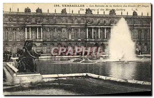 Cartes postales Versailles Les Balcons de la Galerie des glaces