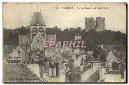 Cartes postales Etampes Vue Sur Guinette et Saint Basile