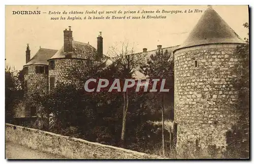 Cartes postales Dourdan Entree du Chateau Feodal